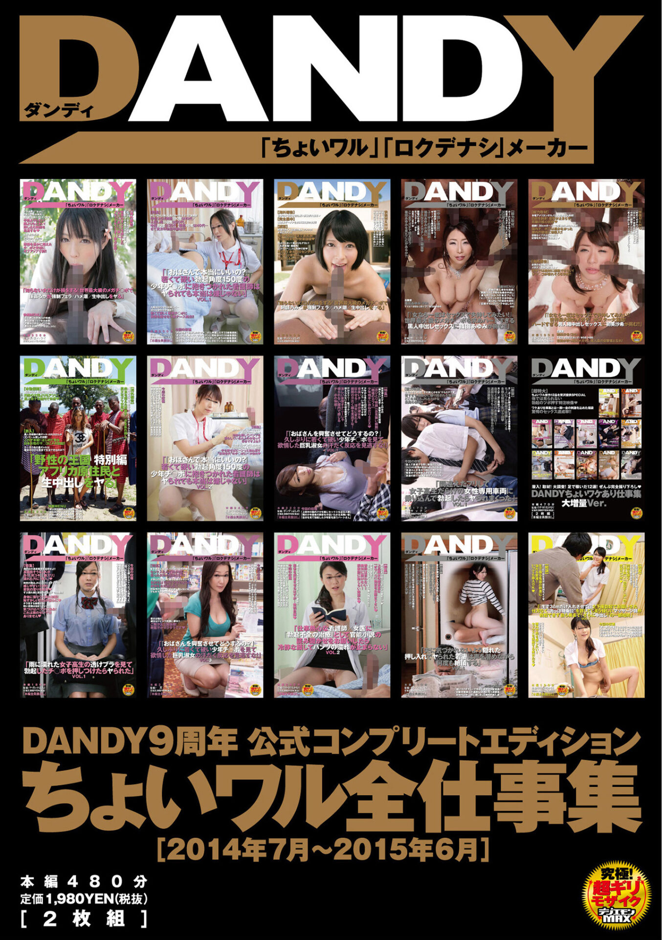 DANDY9周年公式コンプリートエディションちょいワル全仕事集＜2014年7月～2015年6月＞